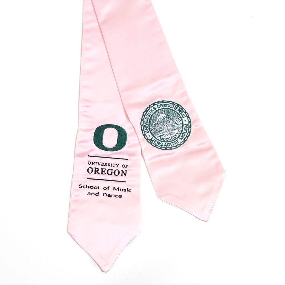 Classic Oregon O, Josten's, Stole of Gratitude, Grad, Degree Stole, 118830, School of Music & Dance